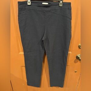 Charter Club Cambridge Skinny Blue Stretch Waist Size 18